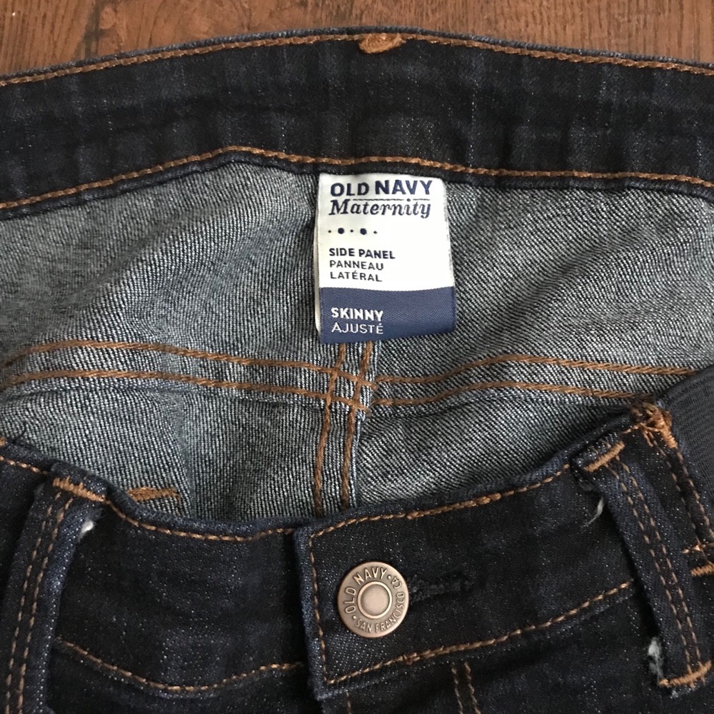 Old Navy Maternity skinny jeans with side panels